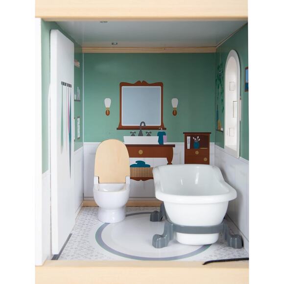 Small Foot Wooden Toys Urban Villa Doll House Playset Collection - Picture 3 of 16